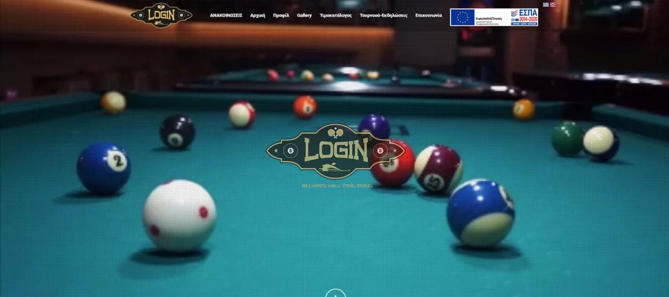 κατασκευη ιστοσελίδας μπιλιάρδα