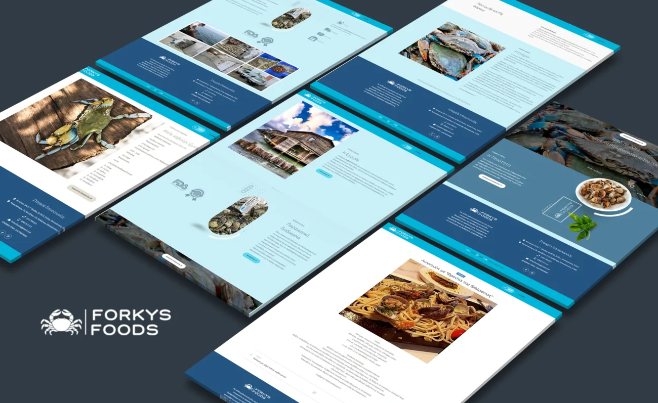 Κατασκευή ιστοσελίδας εμπορίου καβουριών