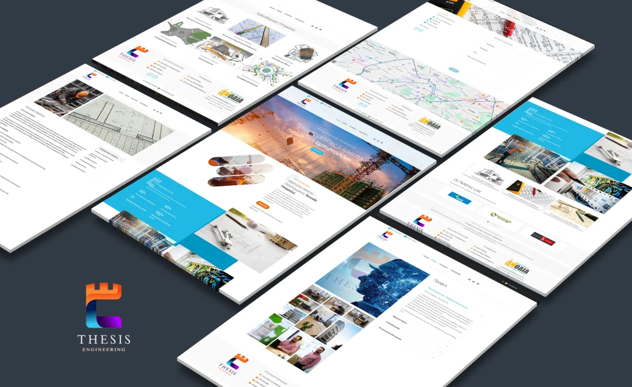 Κατασκευή ιστοσελίδας τεχνικής εταιρίας